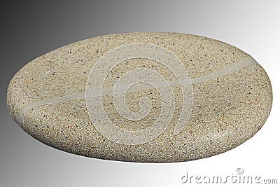 Empty ceramic soap-dish Stock Photo