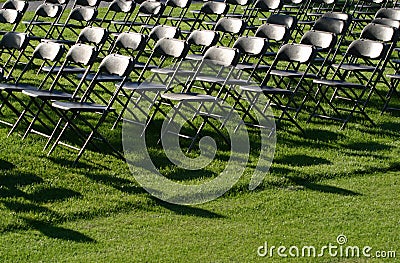 Empty Chairs Stock Photo