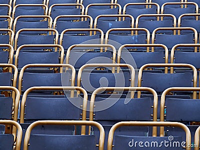 Empty chairs Stock Photo