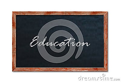 Empty Chalk Board Stock Photo