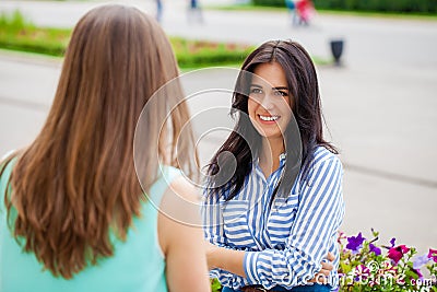 Empty chatter from which the head hurts Stock Photo