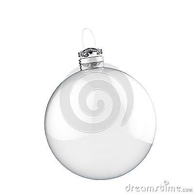 Empty Christmas ornament Stock Photo