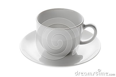 Empty coffee cup Stock Photo