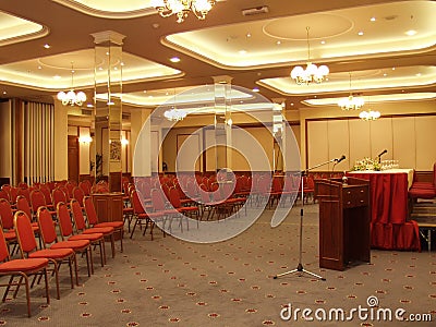 Empty Conference room Stock Photo