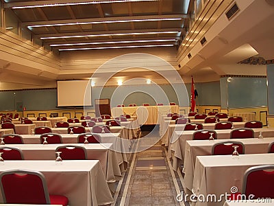 Empty Conference room Stock Photo