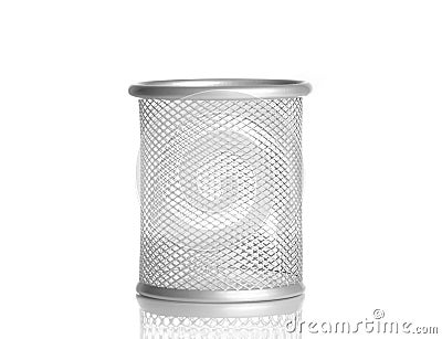 Empty container isolated, object office Stock Photo