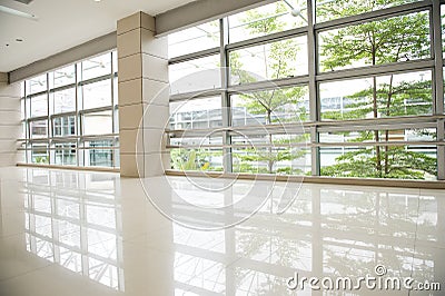 Empty corridor Stock Photo