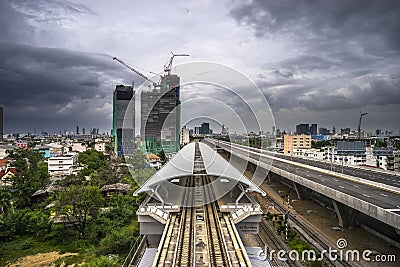 Empty expressway Editorial Stock Photo