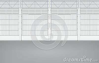 Empty_factory Vector Illustration