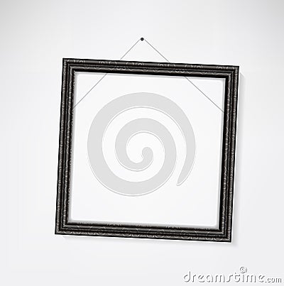 Empty frame crooked Vector Illustration