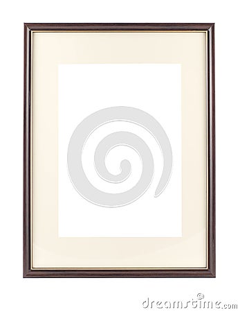 Empty frame for picture or portrait Stock Photo