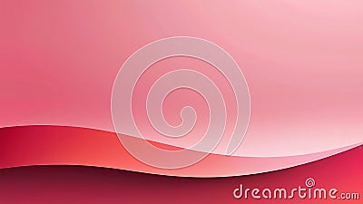 Empty gradient background transitioning from bold scarlet to soft blush pink, creating a captivating and warm atmosphere Stock Photo