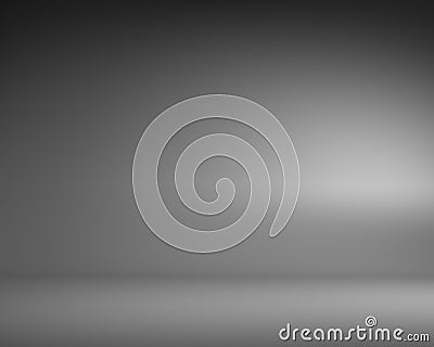 Empty Gray Room with Copy Space Stock Photo