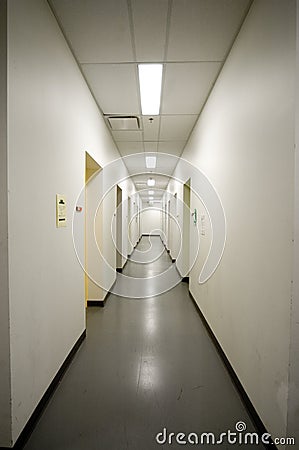 Empty Hallway Stock Photo