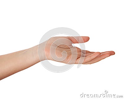 Empty hand Stock Photo