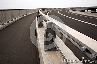 Empty highway Stock Photo