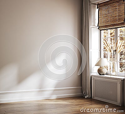 Empty home interior background Stock Photo