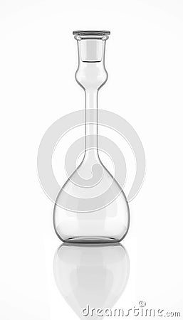 Empty laboratory Glassware Stock Photo