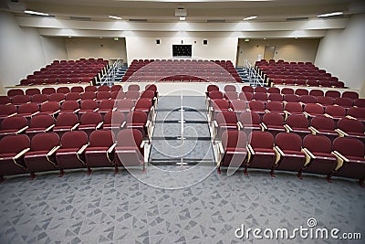 Empty Lecture Hall Stock Photo