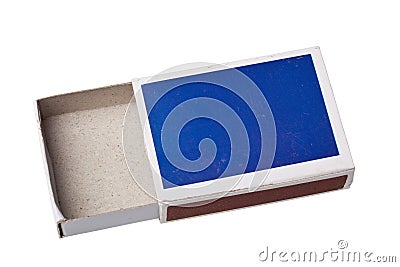 Empty matchbox Stock Photo