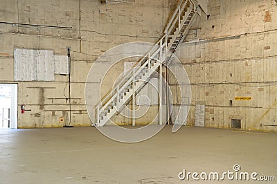 Empty movie studio Stock Photo