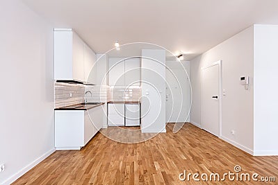 Empty new apartment interior Stock Photo