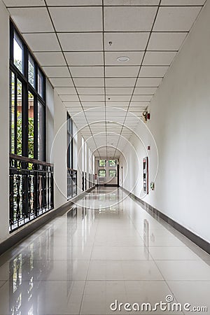 office corridor Stock Photo