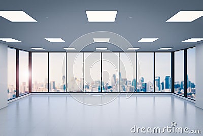 Empty office space Stock Photo