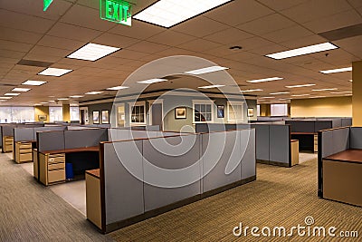 Empty Office Space Editorial Stock Photo