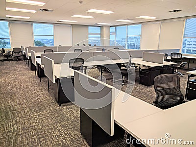 Empty office space Stock Photo