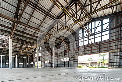 Hangar building Stock Photo