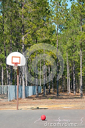 Empty park Stock Photo