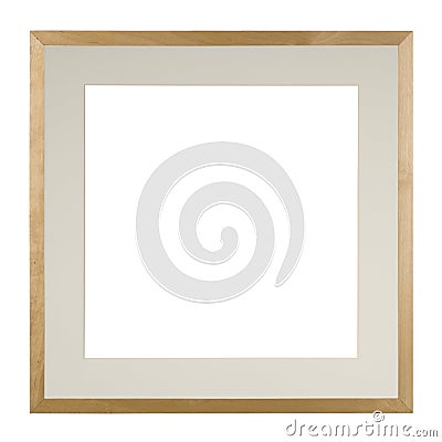 Picture frame isolated on white Stock Photo