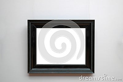 Empty picture frame Stock Photo