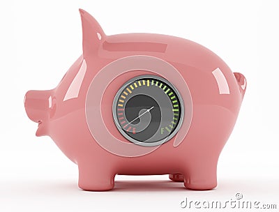 Empty piggy bank Stock Photo