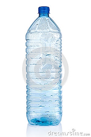 Empty plastic bottle Stock Photo