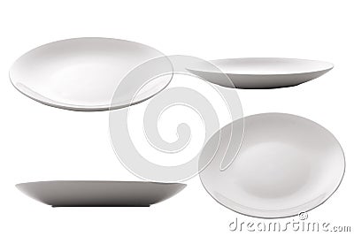 Empty plate Stock Photo