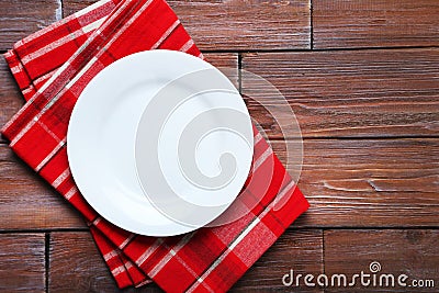 Empty plate Stock Photo