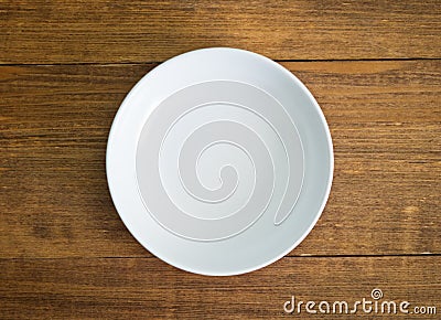 Empty plate Stock Photo