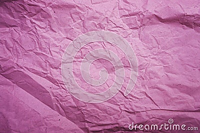 Purple crumpled paper empty background Stock Photo