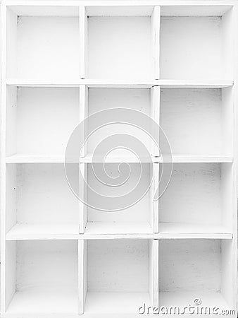 Empty Shelves Stock Photo