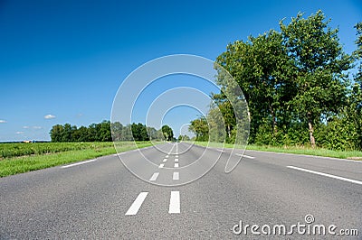 Empty street Stock Photo