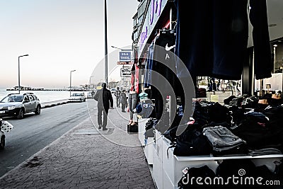 Empty Summer Town In Turkey Editorial Stock Photo