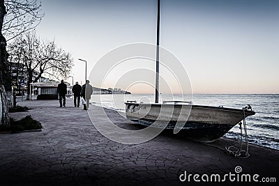 Empty Summer Town In Turkey Editorial Stock Photo