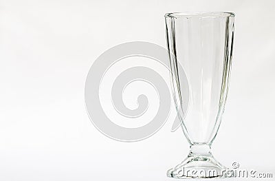 Empty tall glass. Stock Photo