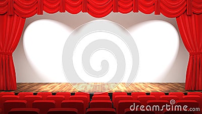 Theatre hall Stock Photo