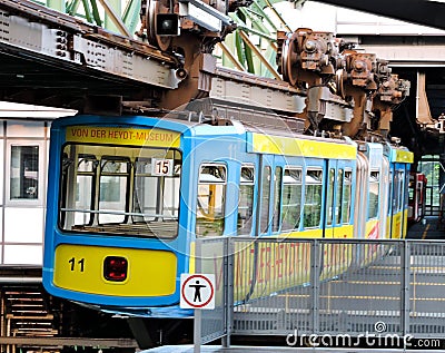 empty tram from europe germany Editorial Stock Photo