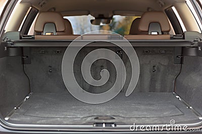Empty trunk space Stock Photo