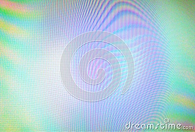 Empty tv grid texture with chromatic aberration background Stock Photo