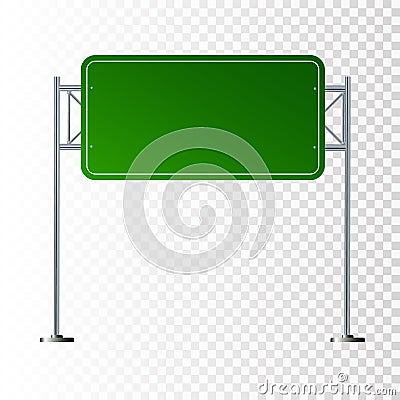 Empty urban big board or billboard . Blank mockup. Marketing and advertisement. Vector illustration in flat style Vector Illustration